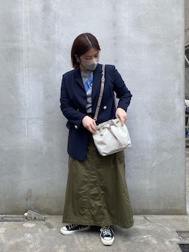 「U by SPICK&SPAN（ユーバイスピックアンドスパン）のアイテム」を使った、moticoooさん（レディース・159cm）の春コーディネート