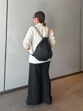 「アイテム（バックパック/リュック）」を使った、moticoooさん（レディース・159cm）の夏コーディネート