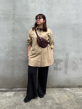 「russet（ラシット）のアイテム」を使った、moticoooさん（レディース・159cm）の秋コーディネート