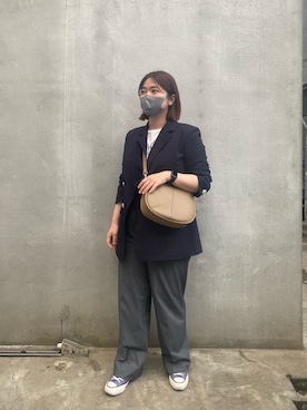 「U by SPICK&SPAN（ユーバイスピックアンドスパン）のアイテム」を使った、moticoooさん（レディース・159cm）の春コーディネート