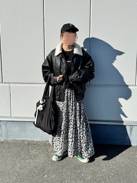 「Starting Over（スターティングオーバー）のアイテム」を使った、にこ。さん（レディース・165cm）の冬コーディネート