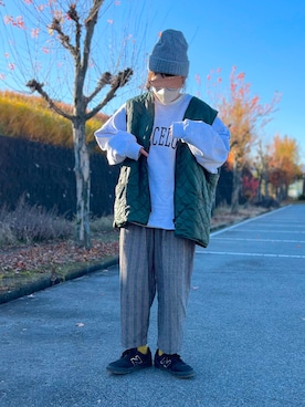 にこ。さん（レディース・165cm）の秋コーディネート