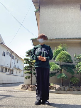 「Danner（ダナー）のアイテム（スニーカー）」を使った、U Tさん（メンズ・170cm）の春コーディネート