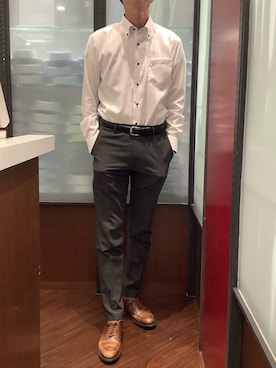 TOKYO SHIRTS おおたかの森店さん（メンズ・177cm）の秋コーディネート
