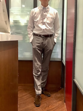 TOKYO SHIRTS おおたかの森店さん（メンズ・177cm）の秋コーディネート
