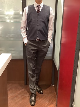 TOKYO SHIRTS おおたかの森店さん（メンズ・177cm）の秋コーディネート