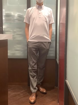 「BRICK HOUSE by TOKYO SHIRT（ブリックハウス）のアイテム」を使った、TOKYO SHIRTS おおたかの森店さん（メンズ・177cm）の夏コーディネート