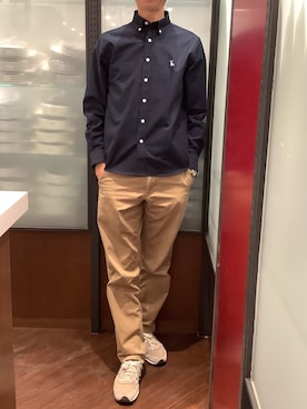 「BRICK HOUSE by TOKYO SHIRT（ブリックハウス）のアイテム」を使った、TOKYO SHIRTS おおたかの森店さん（メンズ・177cm）の秋コーディネート