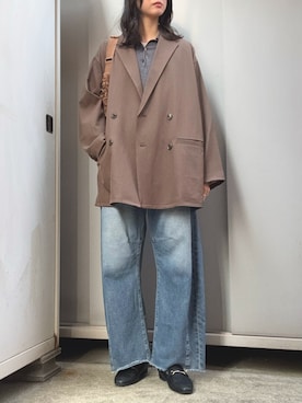 「ORiental TRaffic（オリエンタルトラフィック）のアイテム」を使った、173noppoさん（レディース・173cm）の春コーディネート