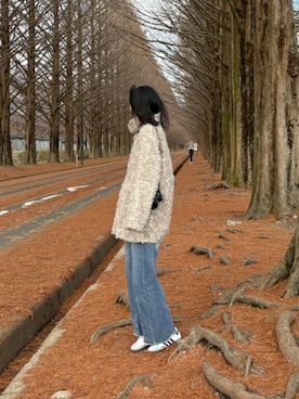 173noppoさん（レディース・173cm）の冬コーディネート