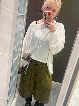 「アイテム（財布/小物）」を使った、こっこさん（レディース・162cm）の春コーディネート