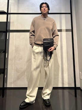 「アイテム（財布）」を使った、IBUKIさん（メンズ・182cm）の秋コーディネート