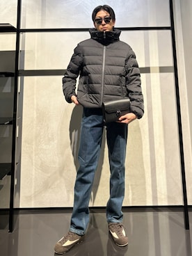 「アイテム（ダウンジャケット/コート）」を使った、IBUKIさん（メンズ・182cm）の秋コーディネート