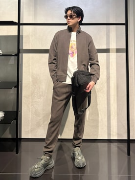 「アイテム（財布）」を使った、IBUKIさん（メンズ・182cm）の夏コーディネート