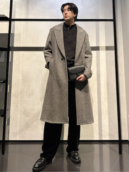 エンポリオ アルマーニ】ベルト レザー製 ロゴバックル（ベルト