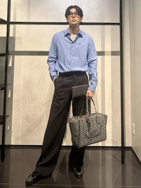 「アイテム（財布）」を使った、IBUKIさん（メンズ・182cm）の秋コーディネート