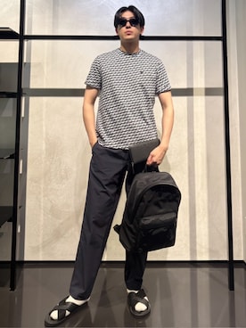 「アイテム（バックパック/リュック）」を使った、IBUKIさん（メンズ・182cm）の夏コーディネート