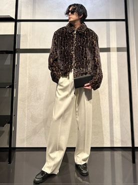 「アイテム（財布）」を使った、IBUKIさん（メンズ・182cm）の秋コーディネート