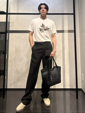「アイテム（財布）」を使った、IBUKIさん（メンズ・182cm）の夏コーディネート