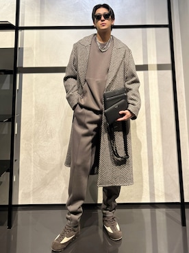 「アイテム（ボディバッグ/ウエストポーチ）」を使った、IBUKIさん（メンズ・182cm）の秋コーディネート