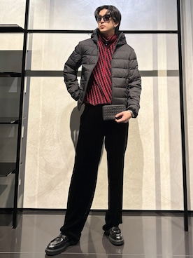 「アイテム（財布）」を使った、IBUKIさん（メンズ・182cm）の秋コーディネート