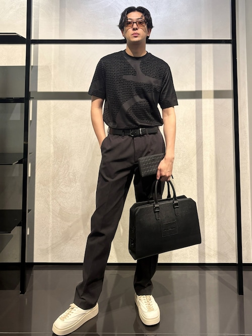 新品未使用　EMPORIO ARMANI 財布　ベルト　セット　レザー　ブラック EMPORIO ARMANI ベルト 「エンポリオ アルマーニ」ギフトボックス