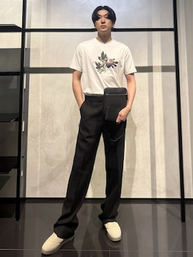 「アイテム（財布）」を使った、IBUKIさん（メンズ・182cm）の夏コーディネート