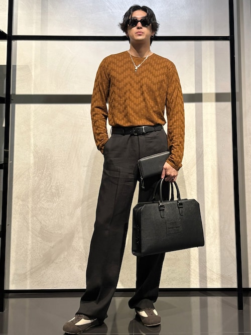 Giorgio Armani スエードジャンパー L ブラウン 01G930_01448_444_F_SS2025.jpg