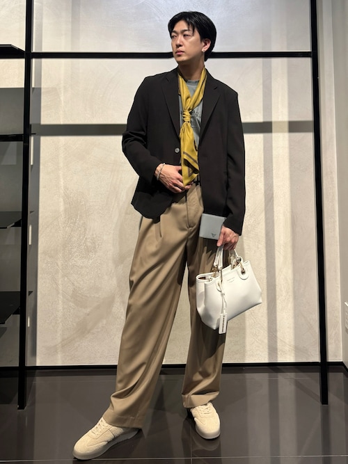 極美品✨エンポリオアルマーニ　テーラードジャケット　リネン100%　2XL相当 極美品✨エンポリオアルマーニ テーラードジャケット リネン100