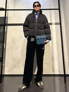 「アイテム（財布）」を使った、IBUKIさん（メンズ・182cm）の秋コーディネート