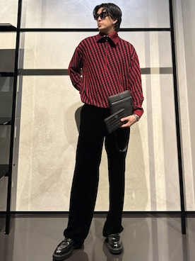 「アイテム（財布）」を使った、IBUKIさん（メンズ・182cm）の秋コーディネート