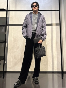 「アイテム（財布）」を使った、IBUKIさん（メンズ・182cm）の秋コーディネート