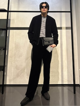 「アイテム（ブルゾン）」を使った、IBUKIさん（メンズ・182cm）の秋コーディネート