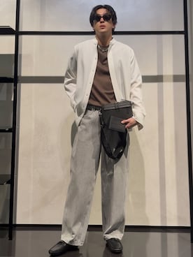 「アイテム（財布）」を使った、IBUKIさん（メンズ・182cm）の夏コーディネート