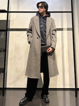 「アイテム（財布）」を使った、IBUKIさん（メンズ・182cm）の秋コーディネート