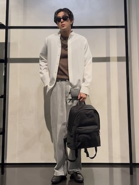 「アイテム（財布）」を使った、IBUKIさん（メンズ・182cm）の夏コーディネート