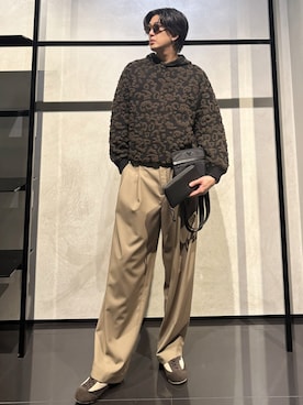 「アイテム（財布）」を使った、IBUKIさん（メンズ・182cm）の秋コーディネート