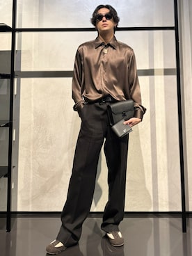 「アイテム（財布）」を使った、IBUKIさん（メンズ・182cm）の夏コーディネート