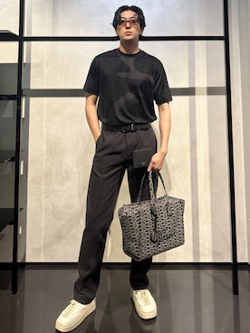 「アイテム（財布）」を使った、IBUKIさん（メンズ・182cm）の夏コーディネート