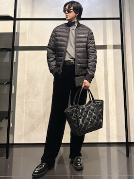 「お洒落さんとつながりたい」｜「アイテム（財布/小物）」を使った、IBUKIさん（メンズ・182cm）の秋コーディネート