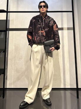 「アイテム（財布）」を使った、IBUKIさん（メンズ・182cm）の秋コーディネート