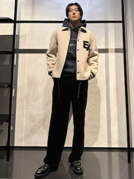 「アイテム（ブルゾン）」を使った、IBUKIさん（メンズ・182cm）の秋コーディネート
