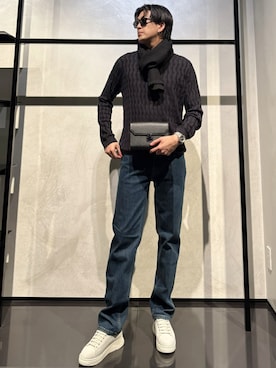 「アイテム（アナログ腕時計）」を使った、IBUKIさん（メンズ・182cm）の秋コーディネート