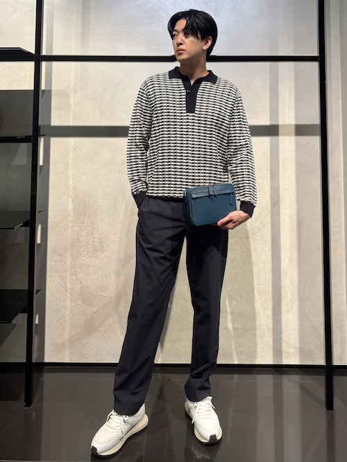 バスケットいっぱいの夏 23SS エンポリオアルマーニ エンボスロゴ入 ニット バスケットいっぱいの夏 23SS エンポリオアルマーニ エンボス