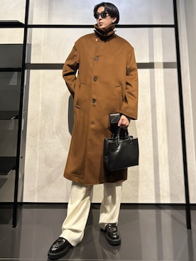 「アイテム（カードケース）」を使った、IBUKIさん（メンズ・182cm）の冬コーディネート