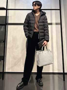 「アイテム（財布）」を使った、IBUKIさん（メンズ・182cm）の秋コーディネート