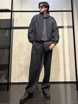 IBUKIさん（メンズ・182cm）の冬コーディネート