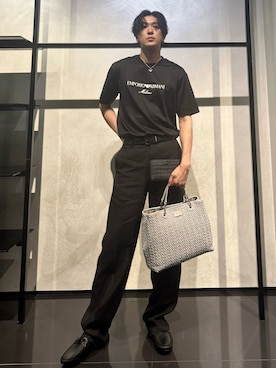 「アイテム（財布）」を使った、IBUKIさん（メンズ・182cm）の夏コーディネート