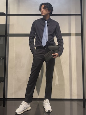 「アイテム（財布）」を使った、IBUKIさん（メンズ・182cm）の夏コーディネート