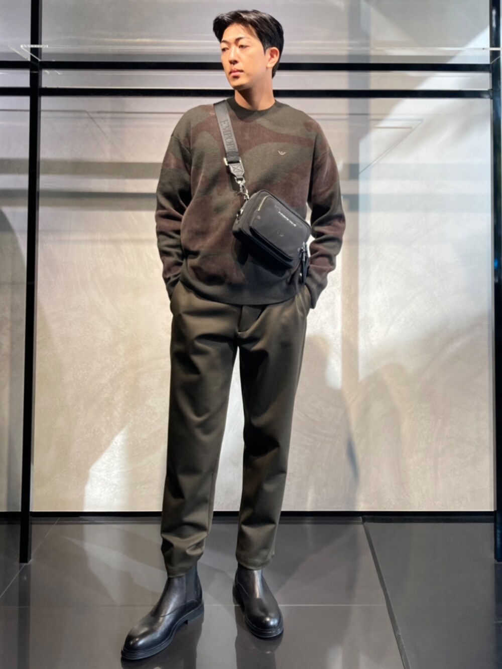 エンポリオ アルマーニ サステナビリティ コレクション バック EMPORIO ARMANI（エンポリオアルマーニ）の「【エンポリオ